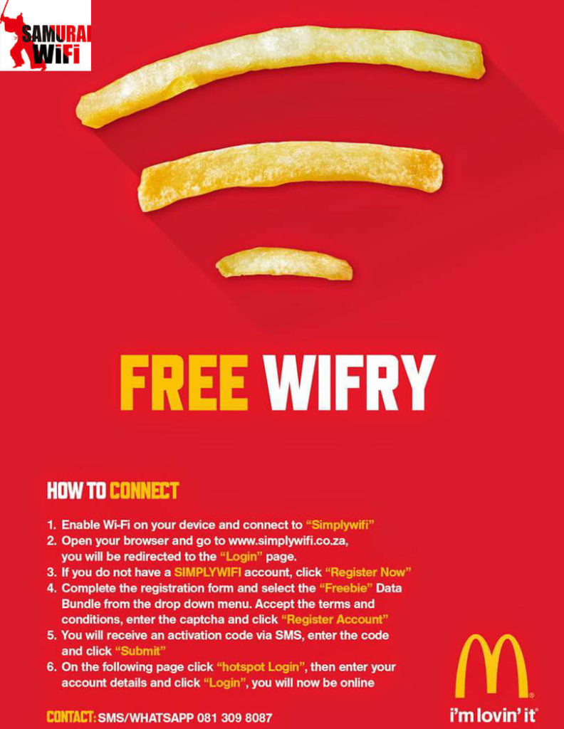 McD wifi free